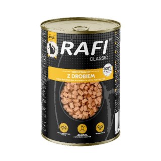 RAFI Cat Kawałki z drobiem w sosie- puszka 415g Dolina Noteci