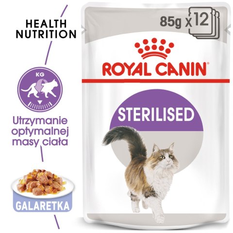 ROYAL CANIN Sterilised W Galaretce 12x85g Royal Canin