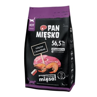 PAN MIĘSKO Cielęcina z krewetkami S 5kg dla kota PAN MI�SKO