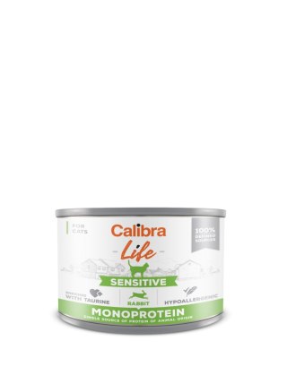 Calibra Cat Life Sensitive Karma Dla Kota Z Królikiem 200g Calibra