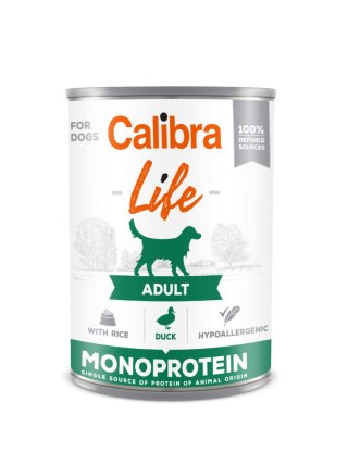 Calibra Dog Life Adult Duck With Rice Karma Dla Psa 400g Calibra