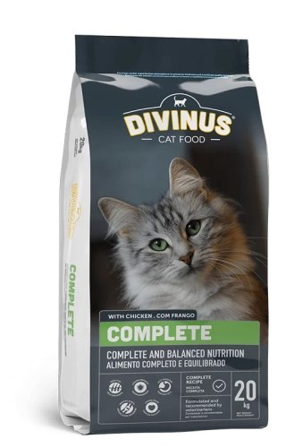 Divinus Cat Complete Karma Sucha Dla Kotów Dorosłych 20kg Divinus