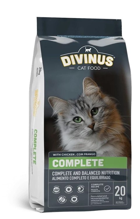 Divinus Cat Complete Karma Sucha Dla Kotów Dorosłych 20kg Divinus