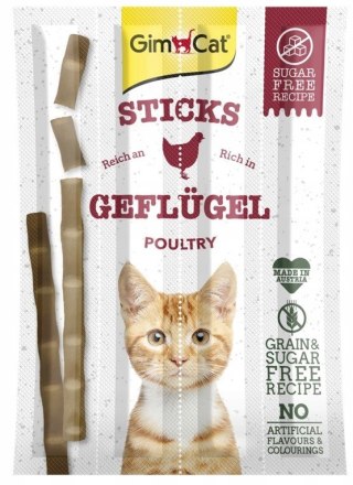 Gimcat Sticks Przysmak Dla Kota Z Drobiem I Wątróbką 4szt Gimborn