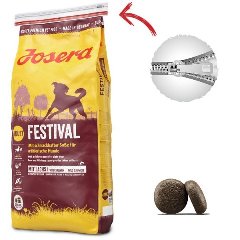Josera Festival Karma Dla Dorosłych Psów Średnich I Dużych Ras 12,5kg Josera