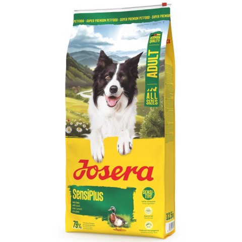 Josera SensiPlus Karma Bezglutenowa Z Kaczką Dla Psów Dorosłych 12,5kg Josera