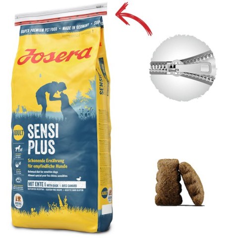 Josera SensiPlus Karma Bezglutenowa Z Kaczką Dla Psów Dorosłych 12,5kg Josera
