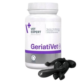 VET EXPERT GERIATIVET CAT - preparat wVetexpert Geriativet Cat Preparat Dla Starszych Kotów 60 Kapsułekspomagający dla starszych VETEXPERT