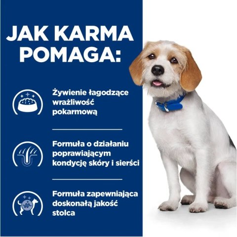 Hill's Prescription Diet z/d Food Sensitivities Low Fat — karma o obniżonej zawartości tłuszczu dla psów z nadwrażliwościami pok Hills