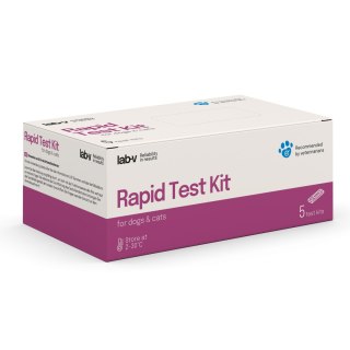 Lab-v Ehrlichia/Anaplasma/Babeis gibsoni Ab u Psów Szybki Test LAB-V