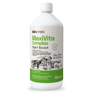 Lab-v MaxiVita Complex — płynna multiwitaminowa mieszanka paszowa uzupełniająca dla drobiu, gołębi i zwierząt gospodarskich, 100 LAB-V