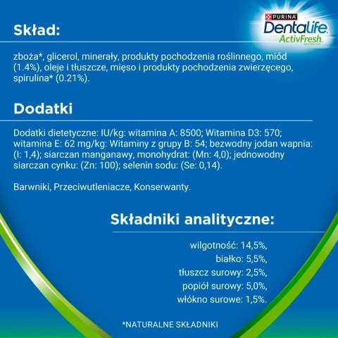 Purina Dentalife Activefresh Medium Przysmak Dla Psa 115g 5 Sztuk Purina