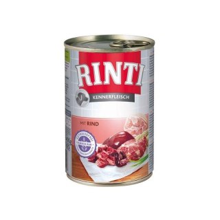 Rinti Kennerfleisch Rind Karma Mokra dla Psa - Wołowina 400g Rinti