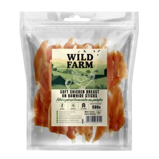 WILD FARM Filet Z Piersi Kurczaka Na Patyku Przysmak Dla Psa 500G Wild Farm