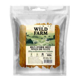 WILD FARM Filety Multiwitaminowe Z Batatów Przysmak Dla Psa 500G Wild Farm