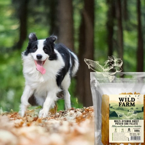 WILD FARM Filety Multiwitaminowe Z Batatów Przysmak Dla Psa 500G Wild Farm