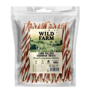 WILD FARM Kanapka Z Jagnięciną I Dorszem Przysmak Dla Psa 500G Wild Farm