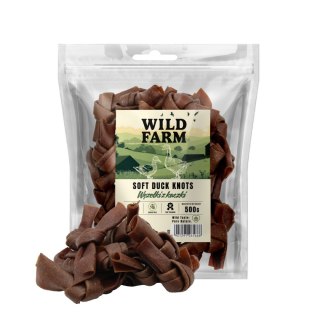 WILD FARM Węzełki Z Kaczki Przysmak Dla Psa 500G Wild Farm