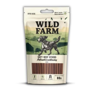 WILD FARM paluszki z wołowiny 80g przysmak dla psa Wild Farm