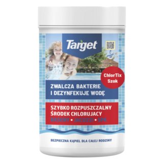 Chlortix Szok - Zwalcza Bakterie I Dezynfekuje Wodę Basenową 1kg Target