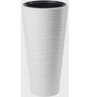 Donica Sahara Dunes Slim okrągła 30 - biały FORM-PLASTIC