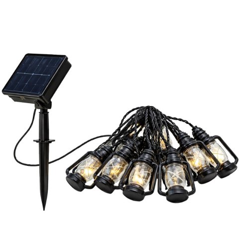 Girlanda ogrodowa solarna 30 lampionów LED VERK GROUP