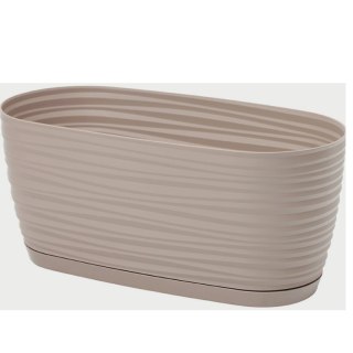 Skrzynka Sahara Petit 27 z podstawką - szaro-beżowy FORM-PLASTIC