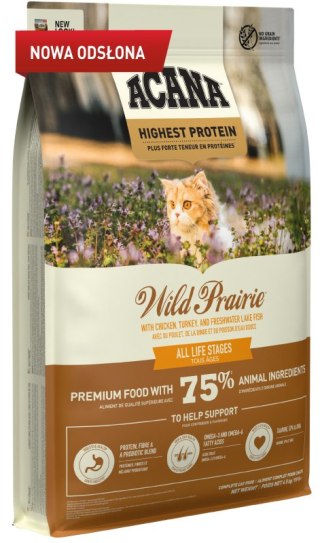ACANA Wild Prairie Cat - Sucha karma dla kotów, 4,5 kg Acana