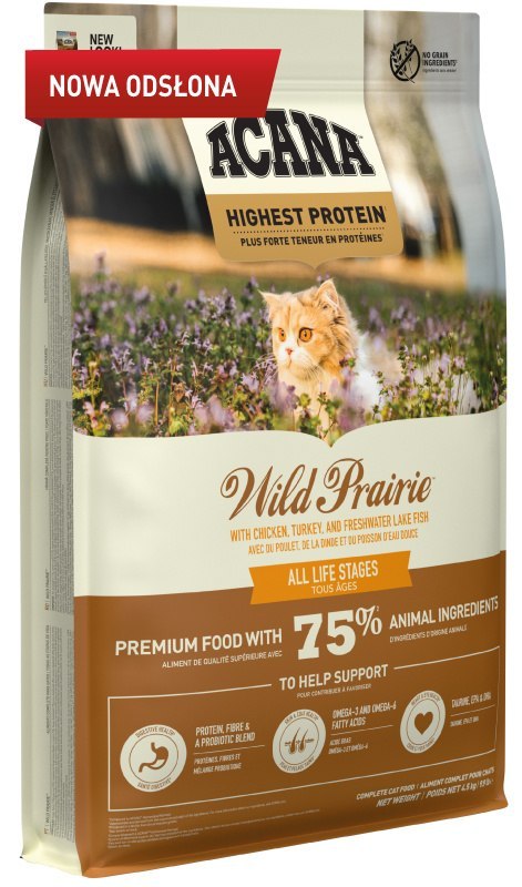 ACANA Wild Prairie Cat - Sucha karma dla kotów, 4,5 kg Acana