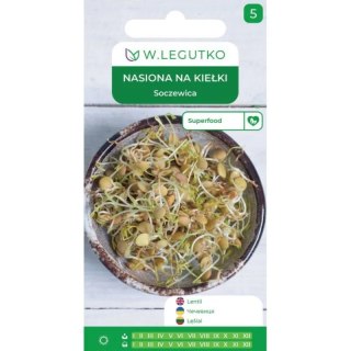 Nasiona na kiełki - soczewica W.Legutko