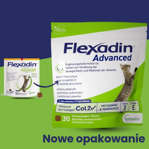 VETOQUINOL Flexadin Advanced Cat 30 kąsków Vetoquinol