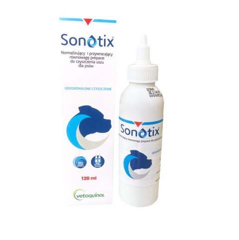 VETOQUINOL Sonotix 120ml Dla Psów i Kotów Vetoquinol