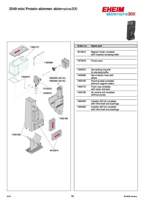 EHEIM Skimmer skimmarine 300 (3549220)
