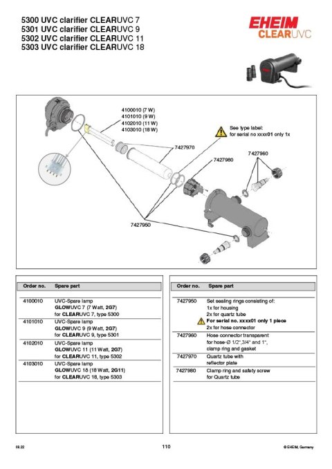 EHEIM sterylizator do oczka wodnego CLEARUVC 18 (5303010)
