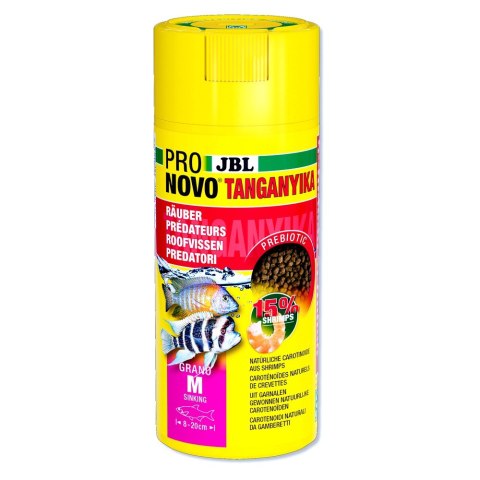 JBL PRONOVO TANGANIKA GRANO M 250ML CLICK pokarm dla rybek akwariowych (31205)