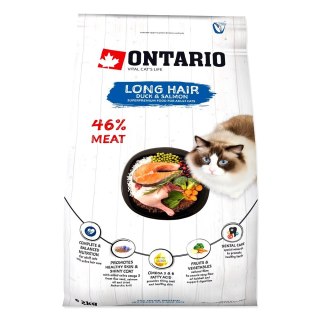ONTARIO Cat Longhair 2kg/ Pokarm dla kotów długowłosych (213-10435)