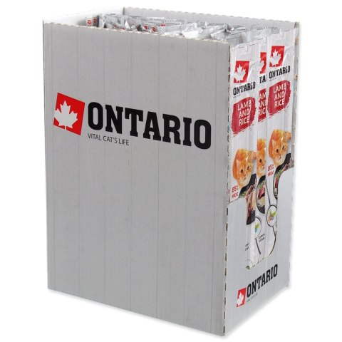 ONTARIO Miękki kabanos jagnięcina i ryż przysmak dla kota 5g (213-5810)