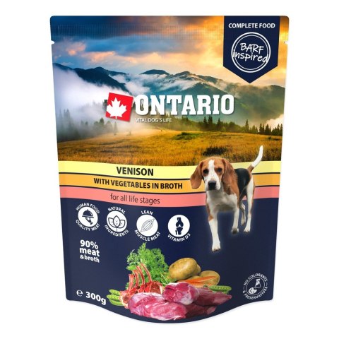 ONTARIO Saszetka Dziczyzna z warzywami w bulionie 300g (214-3383)