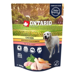 ONTARIO Saszetka Kurczak z warzywami w bulionie 300g (214-3333)