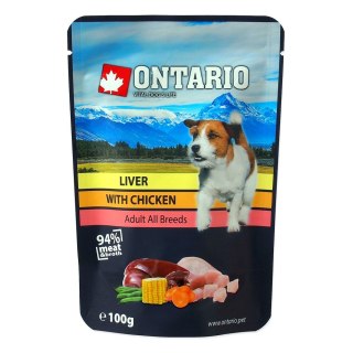 ONTARIO saszetka wątróbka z Kurczakiem w rosole 100g (214-3033)