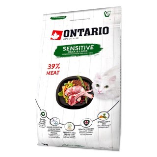 Ontario Cat Sensitive/Derma 2kg Pokarm dla kotów o wrażliwej skórze (213-10625)