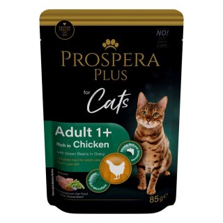 PROSPERA Plus Saszetka Adult 1+, Kurczak, Fasola 85g (1513-10103)