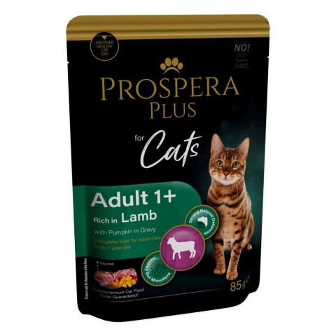 PROSPERA Plus Saszetka dla dorosłych 1+, jagnięcina, dynia 85g (1513-10105)