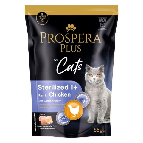 PROSPERA Plus Saszetka sterylizowany 1+, kurczak, marchew 85g (1513-10108)
