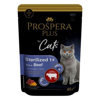 PROSPERA Plus Saszetka sterylizowany 1+, wołowina, dynia 85g (1513-10107)