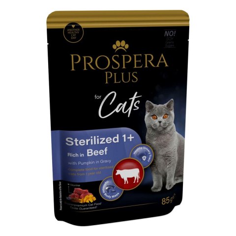 PROSPERA Plus Saszetka sterylizowany 1+, wołowina, dynia 85g (1513-10107)