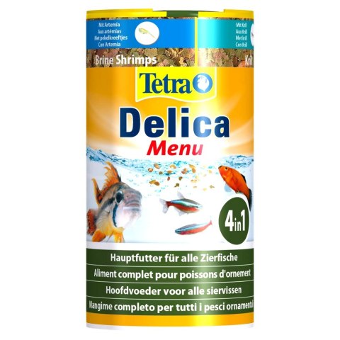 TETRA Delica Menu 100 ml,pokarm w 4 przegrodach dla zróżnicowanej diety ryb (T724204)