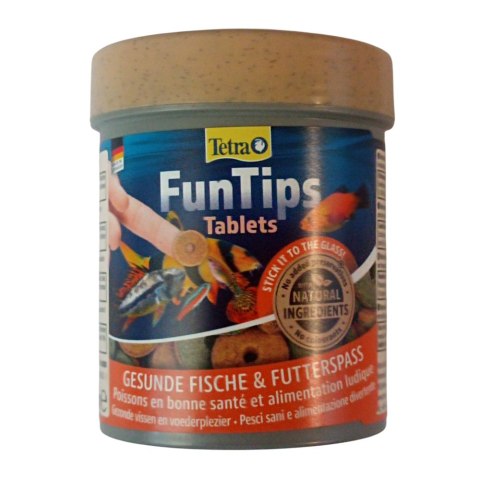 TETRA FunTips Tablets 165 tab.pokarm dla ryb przyczepiany do szyby akwarium (T761568)
