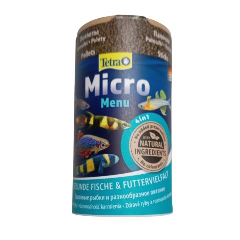 TETRA Micro Menu 100 ml pokarm mieszanka dla małych ryb ozdobnych (T277618)