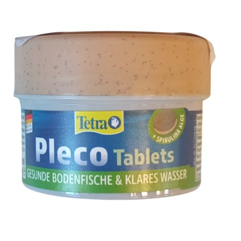 TETRA Pleco Tablets 58 Tab. kompletny pokarm dla roślinożernych ryb dennych (T189201)